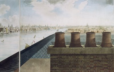 Panoramic View of London, 1792-93 by Robert Barker